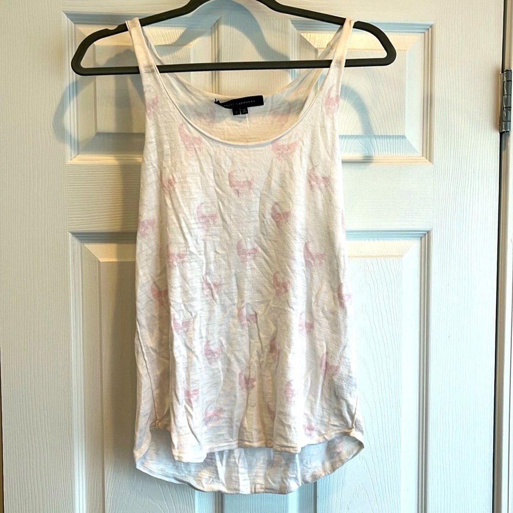 Skull cashmere tank